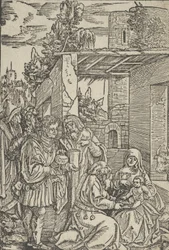 The Adoration of the Magi, från Ewangeli och Epistel, 1512.