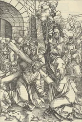 Korsets bärande, från vår Herre Jesu Kristi lidande spegel, 1507.