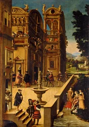 Bathsheba vid hennes bad, efter 1537