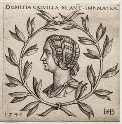 Byst av Domitia Calvilla