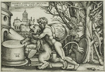 Hercules and the Nemean Lion, från The Labors of Hercules