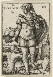 Jupiter, plansch två från De sju planeterna med zodiakerna