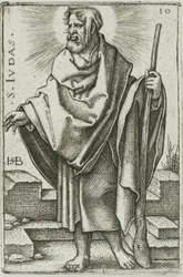 St. Judas, skylt 10 från De tolv apostlarna