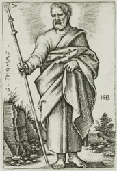 St Thomas, plåt 7 från De tolv apostlarna
