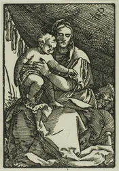 Den heliga familjen under baldakinen