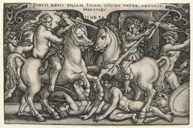 The Labours of Hercules: Hercules Abducting Iole, 1544.