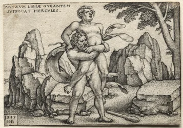 Herkules krossar Antaeus