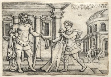 The Labors of Hercules: Hercules tar emot plagget genomsyrat av Nessus Blood, 1542.