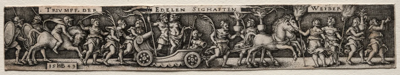 Kvinnornas triumf, 1549.