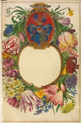 Tyska: Titelsida Moller-Florilegium (1)