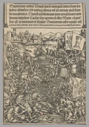 Krig med Venedig, skylt 21 från Historiska scener ur kejsar Maximilian I:s liv från triumfbågen