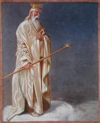 Januari, illustration från 