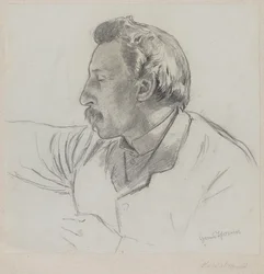 Porträtt av Adolf Hildebrand (1841-1921)