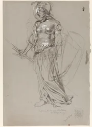 Valkyria, kostymstudie för Bayreuth