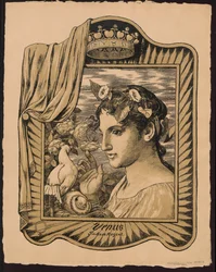 "Venus, årets härskarinna". Skisser till "Evig bildkalender", del II (Immerwährender Bilderkalender)