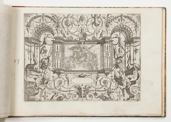 Tallrik 17, från Grotteßco på olika sätt (Various Grotesques)