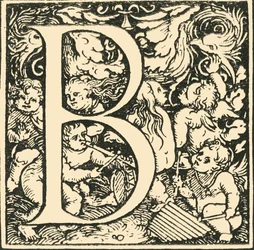 B - Ett alfabet av Hans Weiditz, c1520-1521, 1908.