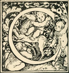 C - Ett alfabet av Hans Weiditz, c1520-1521, 1908.