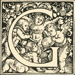 G - Ett alfabet av Hans Weiditz, c1520-1521, 1908.