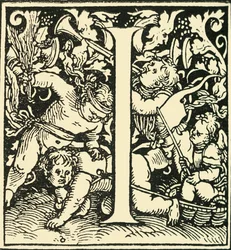 I - An Alphabet av Hans Weiditz, c1520-1521, 1908.