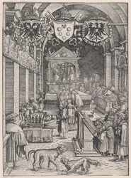 Maximilian I Hörselmässa, ca. 1515.