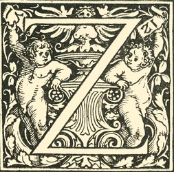 Z - Ett alfabet av Hans Weiditz, c1520-1521, 1908.