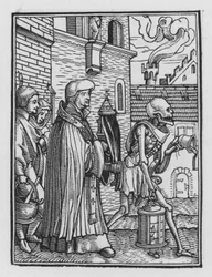 Holbeins Dödsdans: Prästen