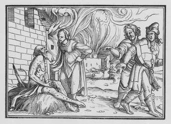 Job tillrättavisar sin hustru, Job II, 9