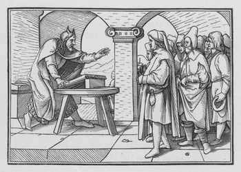 Moses uppmanar till lydnad från Guds tidigare handlingar, Femte Mosebok IV, 1