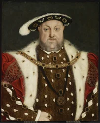 Porträtt av Henrik VIII, andra hälften av 1500-talet (olja på ekpanel)