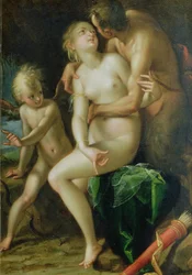 Jupiter, Antiope och Amor