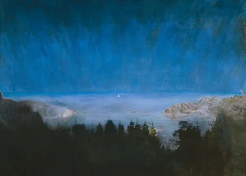 Från Kjerringvik (olja på duk)