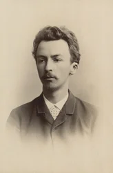 Porträtt av Vilhelm Hammershøi 1864-1916, 1889.