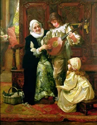 Hans första musiklektion