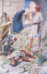St Paul stenad, illustration från Harold Copping Pictures: The Crown Series, ca 1920-talet