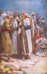 The Ascension, illustration från Harold Copping Pictures: The Crown Series, ca 1920-talet