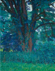 I Gloucestershire, ca 1916 (olja på duk)