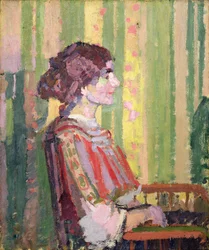 Mrs Robert Bevan, ca 1913 (olja på duk)