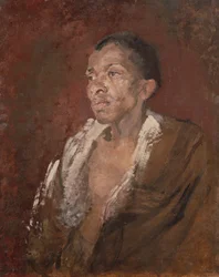 Studie av en svart man, ca 1905