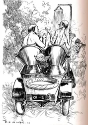 Tips för varmt väder för bilister, 1906