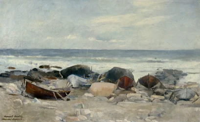Båtar vid stranden, Jæren