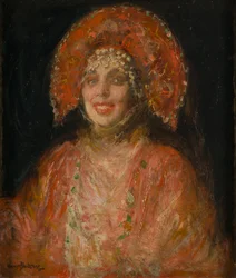 Madame Plevitzskaia, ca 1927 (olja på duk)