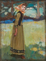 Home from the Fields (olja på duk)