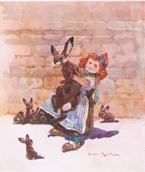 En armfull (färg litho)