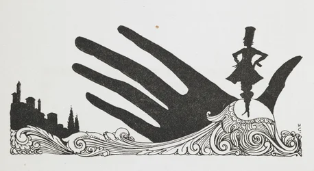 Illustration för berättelsen "lilla tummen".