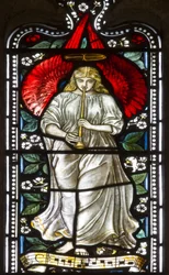 Musical Angel, 1876 (målat glas)