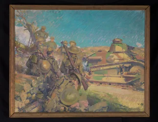 Back from the Fight, ca 1918 (olja på duk)
