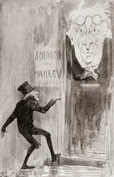 Illustration till A Christmas Carol från The Christmas Books av Charles Dickens