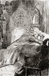 Illustration till Charles Dickens The Old Curiosity Shop
