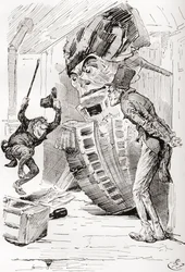 Illustration till Charles Dickens The Old Curiosity Shop